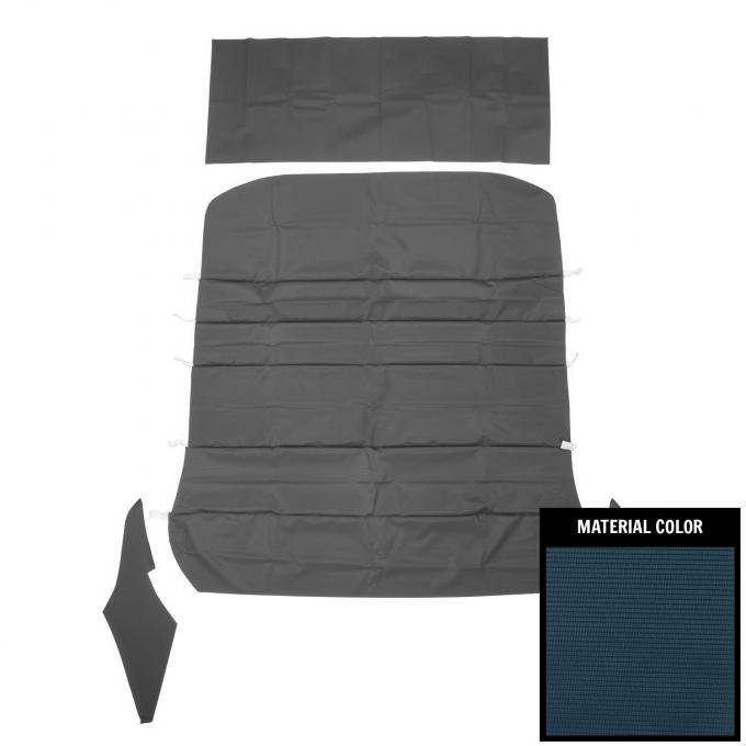 PUI Interiors 1969 Chevrolet Chevelle Dark Blue Ribbed Headliner 69AH105R