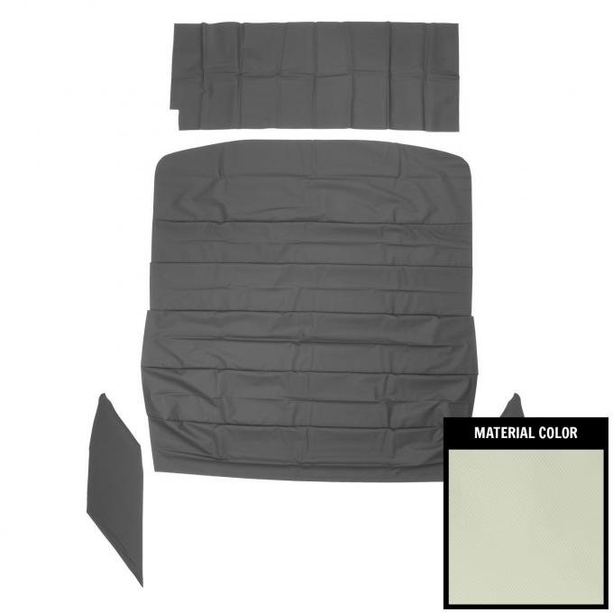 PUI Interiors 1966-1967 Chevrolet Nova White Basketweave Headliner 66XH101A