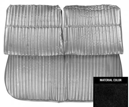 PUI Interiors 1970 Chevrolet Monte Carlo Black Front Bench Seat Cover 70MS10B