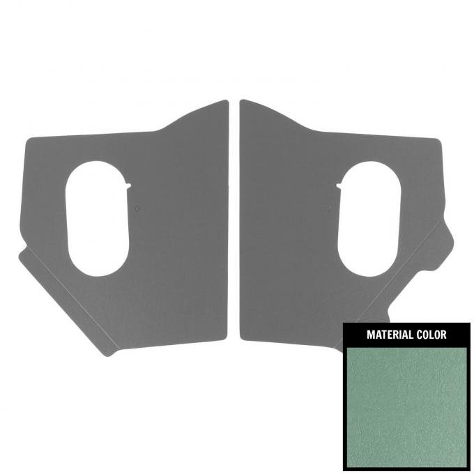PUI Interiors 1962-1965 Chevrolet Nova Hardtop Aqua Kick Panel 62XK74C