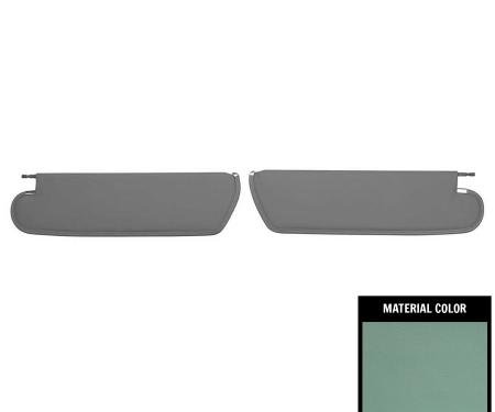 PUI Interiors 1964-1965 Chevrolet Chevelle/El Camino Aqua Basketweave Sun Visors SV1107AC