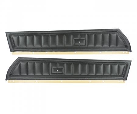 PUI Interiors 1973-1975 Chevrolet Camaro Standard Black Front Door Panels D730