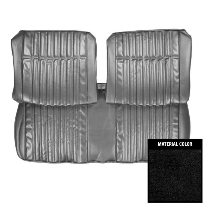 PUI Interiors 1970 Chevrolet Impala Black Front Bench Seat Cover 70BSN10B