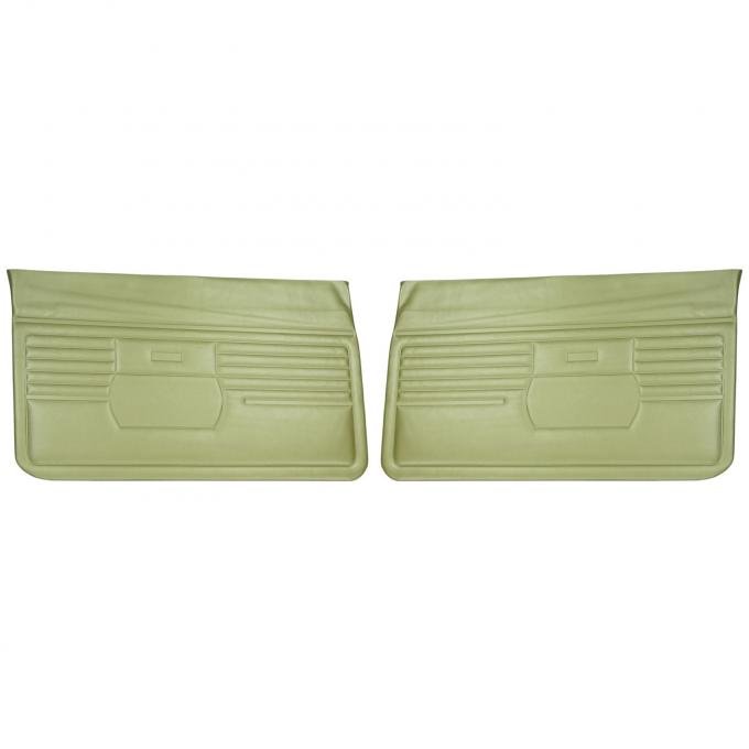 PUI Interiors 1968 Chevrolet Camaro Standard Ivy Gold Front Door Panels D213