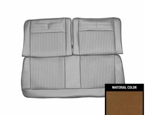 PUI Interiors 1962-1964 Chevrolet Nova 2 Door Saddle Split Front Bench Seat Cover 62XS65B
