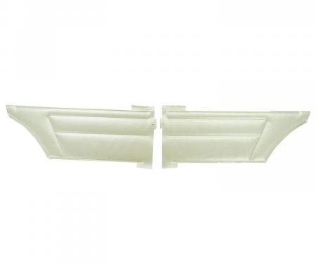 PUI Interiors 1967 Pontiac Firebird Hardtop Deluxe Parchment Rear Door Panels 67DD27C
