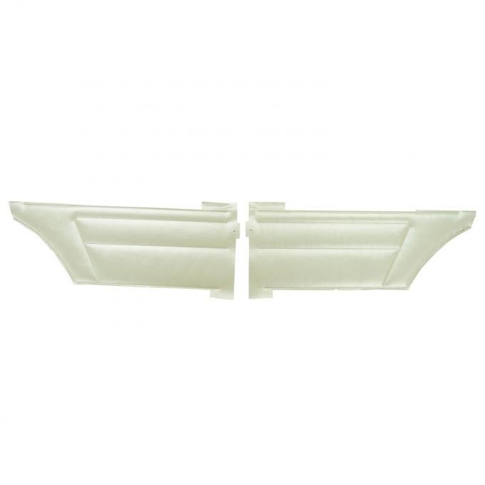 PUI Interiors 1967 Pontiac Firebird Hardtop Deluxe Parchment Rear Door Panels 67DD27C