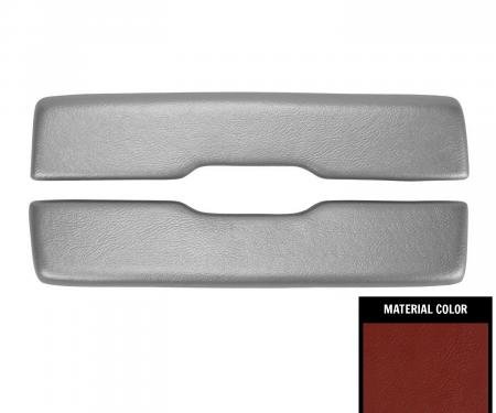 PUI Interiors 1965-1967 Chevrolet Impala Red Arm Rest Pads ARP7-30