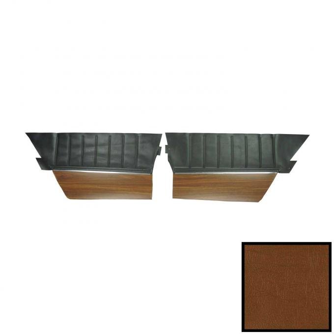 PUI Interiors 1972 Dodge Charger/SE Hardtop Brown Rear Door Panels 72KDAD103C
