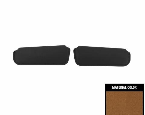 PUI Interiors 1982-1992 Camaro/Firebird T-Top/Covertible Camel Sun Visors 82FV04T