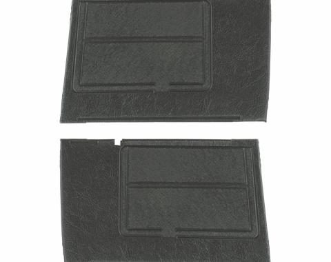 PUI Interiors 1963 Chevrolet Nova/SS Convertible Black Rear Door Panels 63XD55V