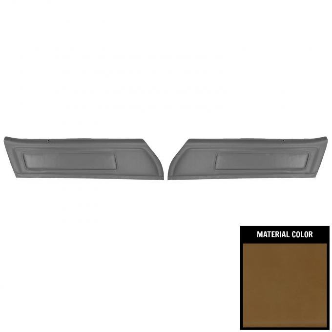 PUI Interiors 1973-1976 Pontiac Firebird Deluxe Pre-Assembled Light Saddle Front Door Panels 73HD36-P