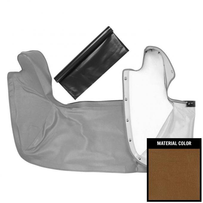 PUI Interiors 1962-1963 Chevrolet Nova Saddle Convertible Top Boot 63XT65