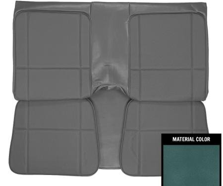 PUI Interiors 1979 Camaro Berlinetta Hardtop Custom Vinyl Light Blue Rear Bench Seat Cover 79DS90C