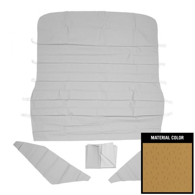 PUI Interiors 1967-1969 Pontiac Firebird Standard Buckskin Perforated Headliner 67FH112BN