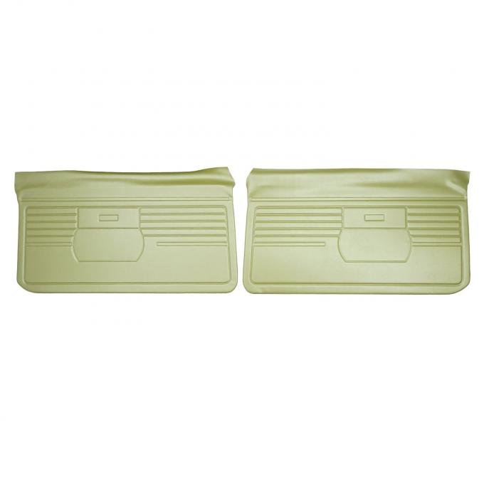 PUI Interiors 1968 Chevrolet Camaro Platinum Edition Ivy Gold Front Door Panels 68FD46