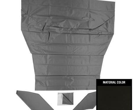 PUI Interiors 1970-1971 Plymouth Duster/Demon Black 4-Bow Perforated Headliner AH752100