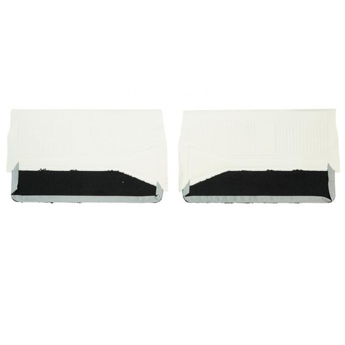 PUI Interiors 1964 Chevrolet Impala/SS White & Black Front Door Panels 64BSD67F