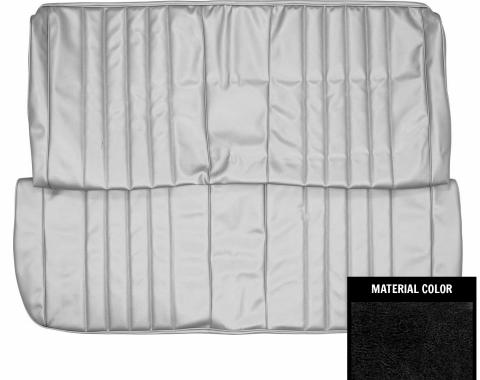 PUI Interiors 1968 Chevrolet Chevelle/Malibu 4-Door Black Front Bench Seat Cover 68AS4D10B