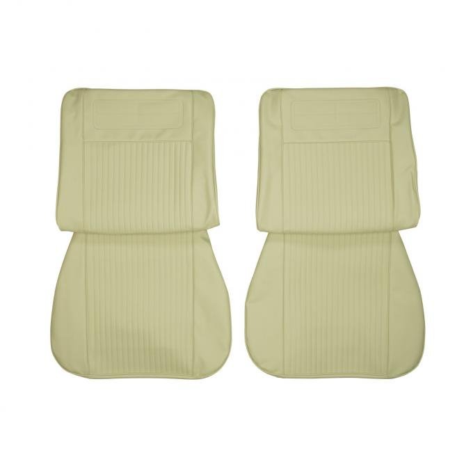 PUI Interiors 1963-1964 Chevrolet Nova White Front Bucket Seat Covers 63XS69U