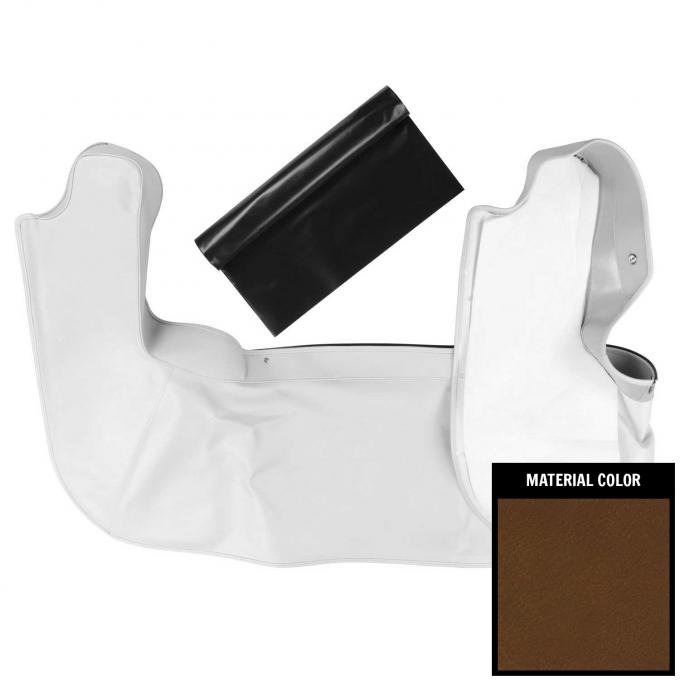 PUI Interiors 1972 GM A-Body Dark Saddle Convertible Top Boot 71AT42