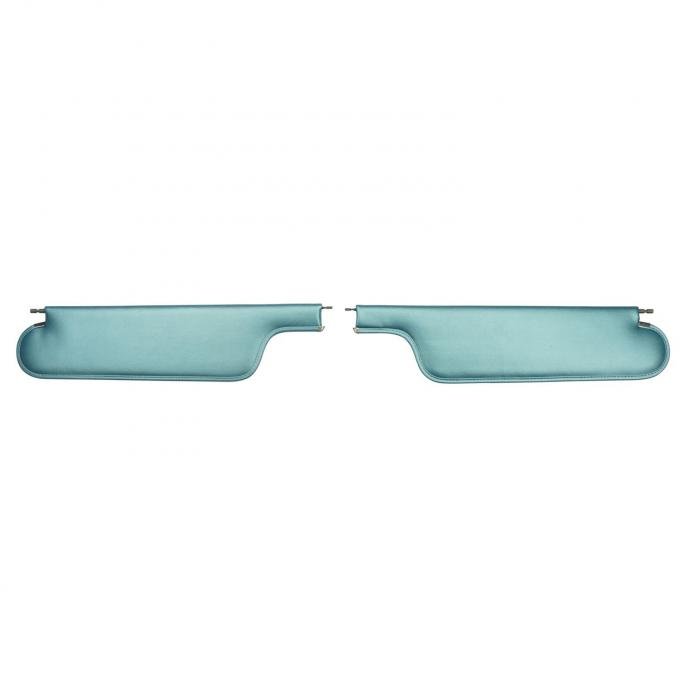 PUI Interiors 1965-1967 Chevelle/GTO/Lemans/Cutlass/Skylark Convertible Light Blue Sun Visors SV212V