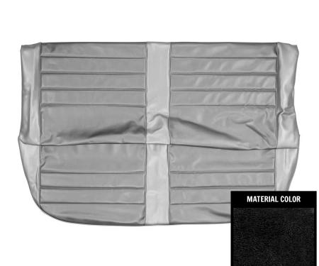 PUI Interiors 1965 Chevrolet Chevelle 4 Door Sedan Black Rear Seat Cover 65AS4D10S