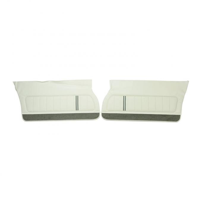 PUI Interiors 1980-1981 Chevrolet Camaro LT/Berlinetta/Custom Vinyl Oyster Front Door Panels 80FDLT81