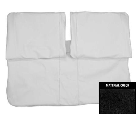 PUI Interiors 1975 Chevrolet Nova Standard Black Front Bench Seat Cover 75XS10B
