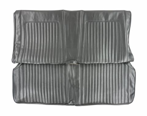 PUI Interiors 1967-68 Chevrolet Camaro Hardtop Standard Black Rear Bench Seat Cover 67FS10C