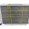 Champion Cooling 1960-1963 Ford Galaxie 3 Row All Aluminum Radiator Made With Aircraft Grade Aluminum CC6063