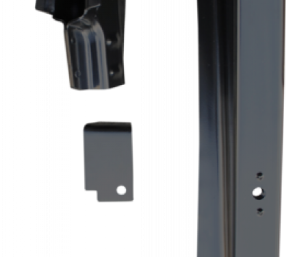 Key Parts '50-'70 High Quality Floor Panel Half w/Seat Track, Passenger's Side KVW24001R