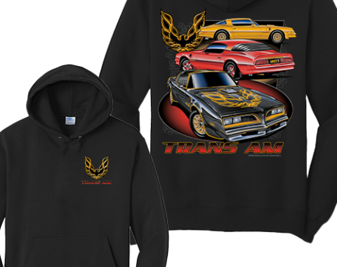 Port & Company Trans Am Three Car Hoodie