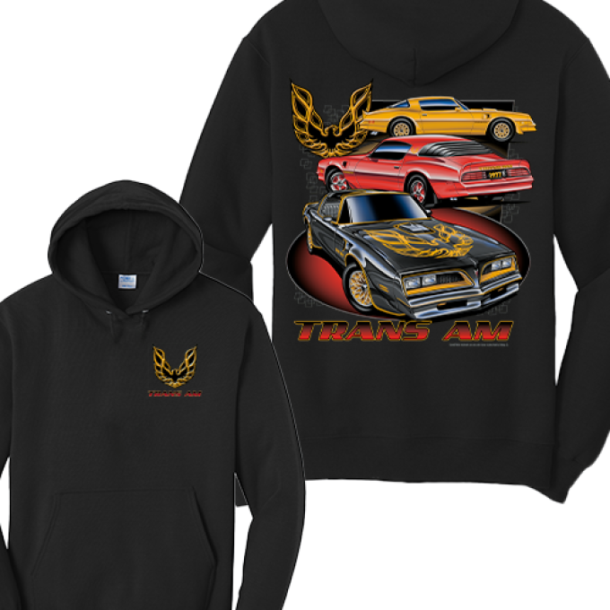 Port & Company Trans Am Three Car Hoodie