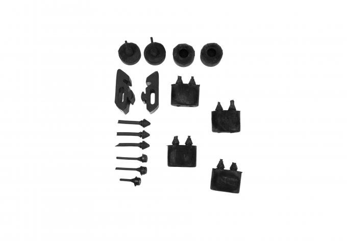 Fairchild Industries 1967-1968 Chevrolet Camaro Rubber Bumper Kit, Door, Hood, Trunk, Glove Box G4153