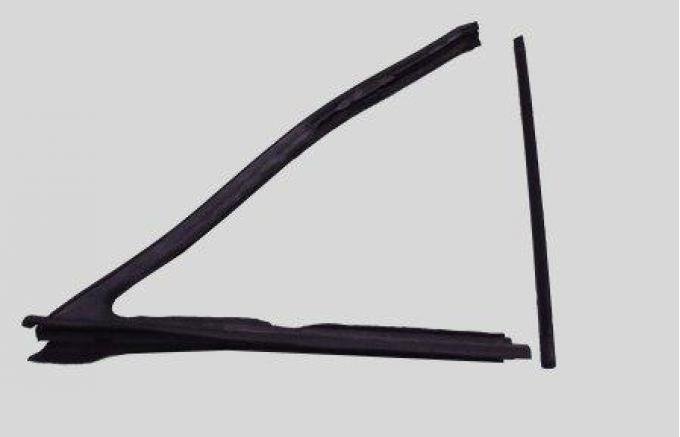 Fairchild Industries 1984-1991 Jeep Grand Wagoneer Vent Window Seal, Rear Vertical Kit, Driver Side KD4019