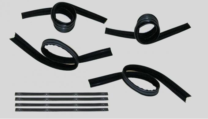 Fairchild Industries Belt Weatherstrip--Window Channel Kit, Front Upper & Division Bar Inner & Outer Driver Side & Passenger Side KD1003A