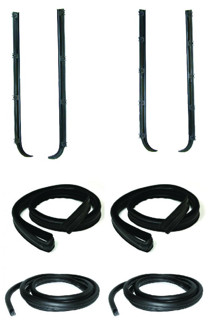 Fairchild Industries Belt Weatherstrip, Door Seal & Window Channel Kit, Driver side and Passenger side KF1002A-8