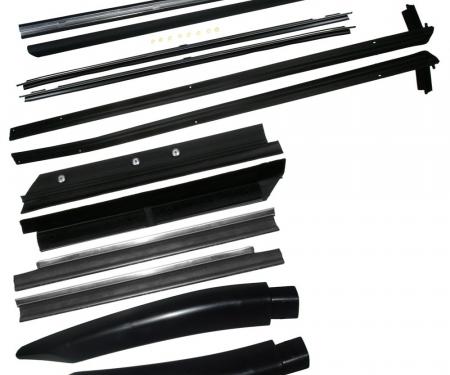 Fairchild Industries 1989-1993 Ford Mustang Belt Weatherstrip Kit, Convertible with Side Mirror Mounted, Driver side and Passenger side KF4072