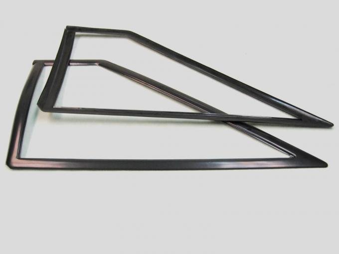 Fairchild Industries 1987-1993 Ford Mustang Quarter Window Molding Kit, Driver side and Passenger side KF4005