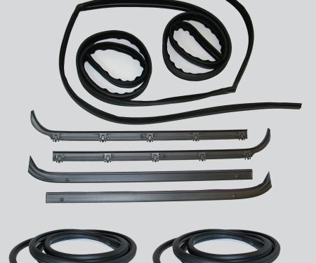 Fairchild Industries Belt Weatherstrip- Window Channel- Door Seal Kit, Driver Side & Passenger Side KF1001-8