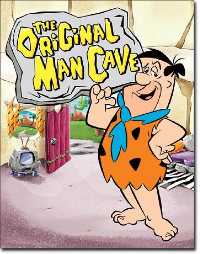Tin Sign, Flintstones - Man Cave