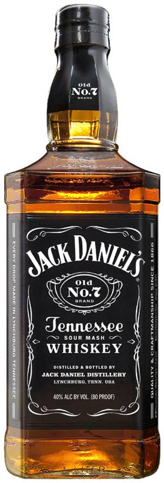 Premium Tin Sign, Jack Daniels Bottle Die Cut