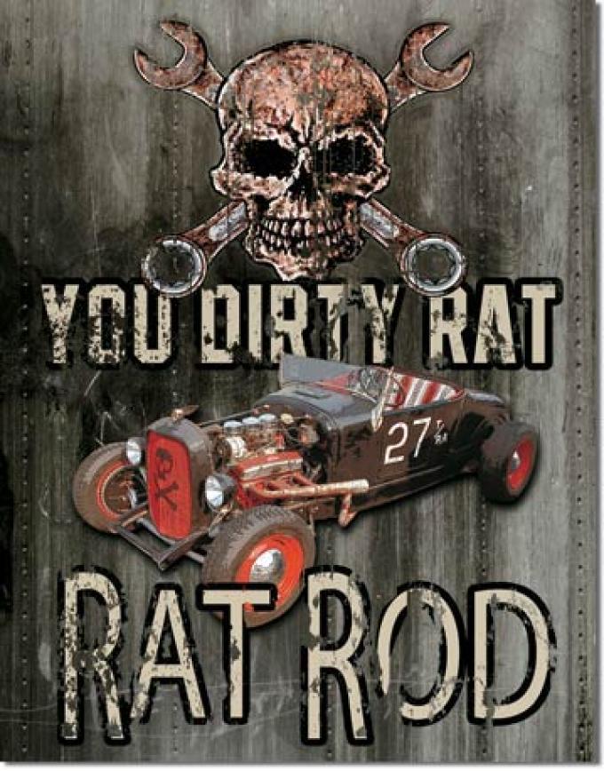 Tin Sign, Legends - Dirty Rat