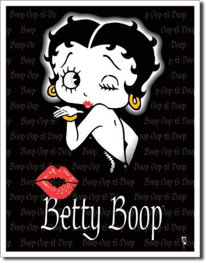 Tin Sign, Betty Boop Kiss