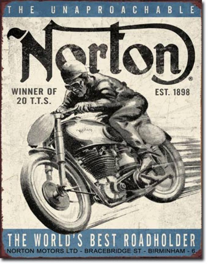 Tin Sign, Norton - Winner