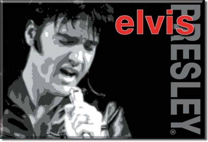 Magnet, Elvis w/mic