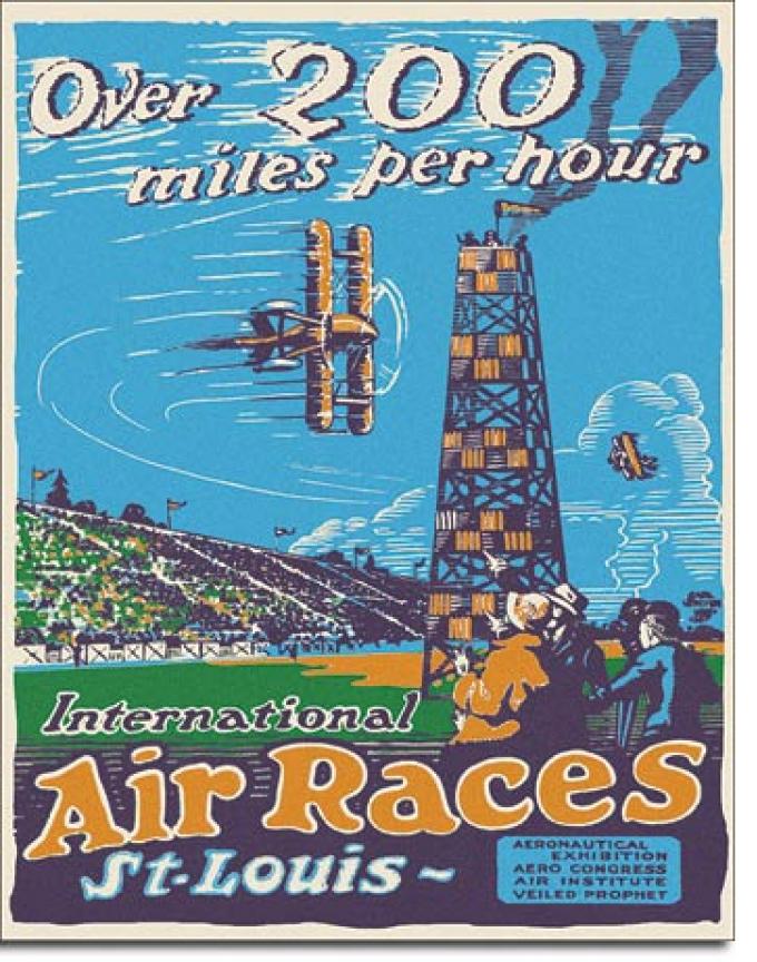 Tin Sign, St. Louis Air Races