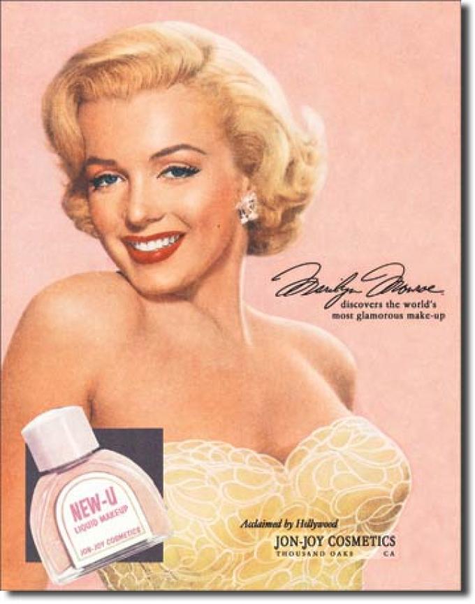 Tin Sign, Marilyn Monroe New-U