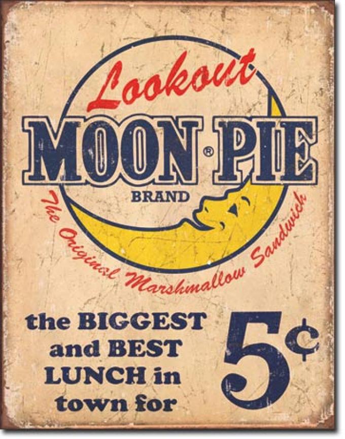 Tin Sign, Moon Pie - Best lunch